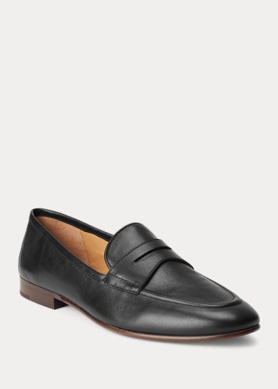 Women's Polo Ralph Lauren Ashtyn Leather Penny Loafers | 165294CNR